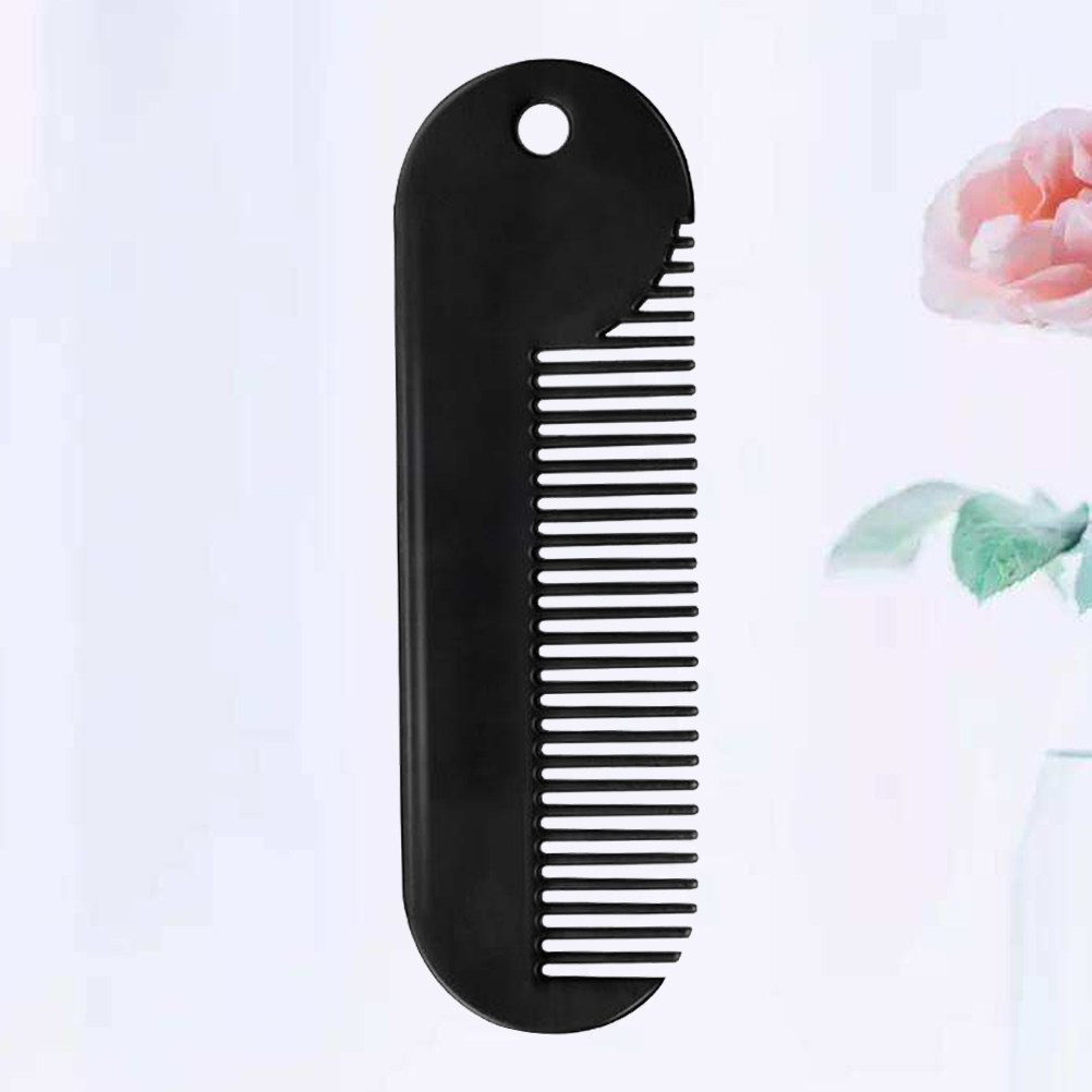 Men'S Grooming Guide - Zinc Alloy Beard Comb Sturdy Portable