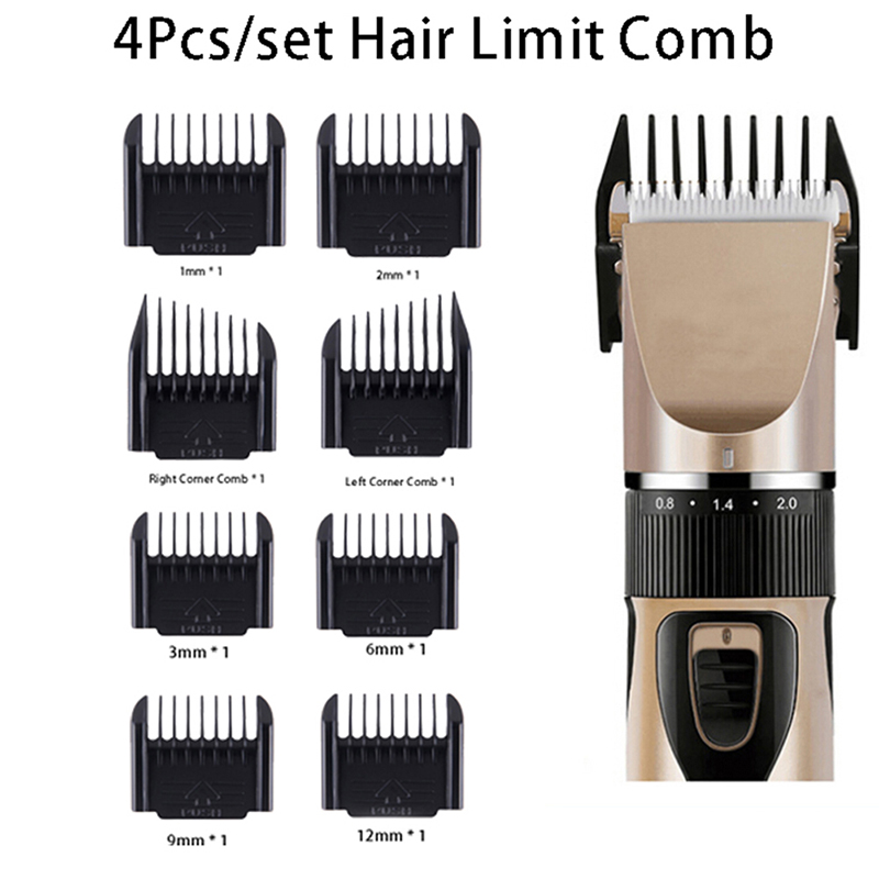Men'S Grooming Guide - Hair Cutting Guide Comb 4Pcs Set