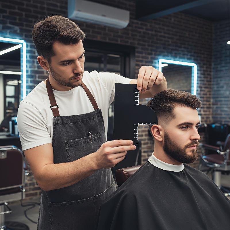 Men'S Grooming Guide - 1pcs Hairline Enhancement Card Beard Line