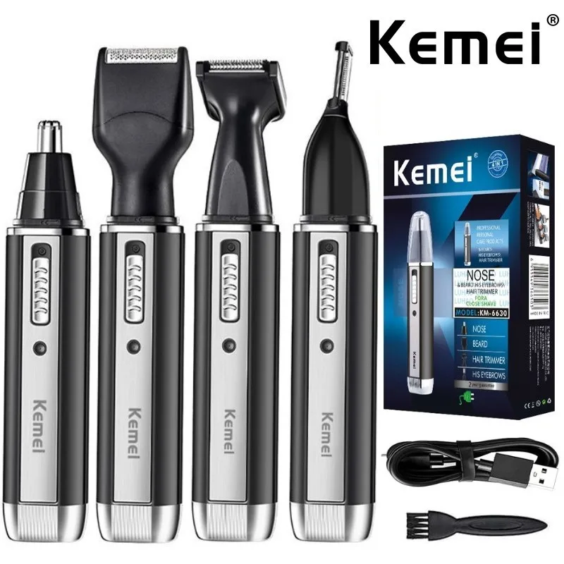 Men'S Grooming Ear Hair - Kemei 4 in 1 trimmer for