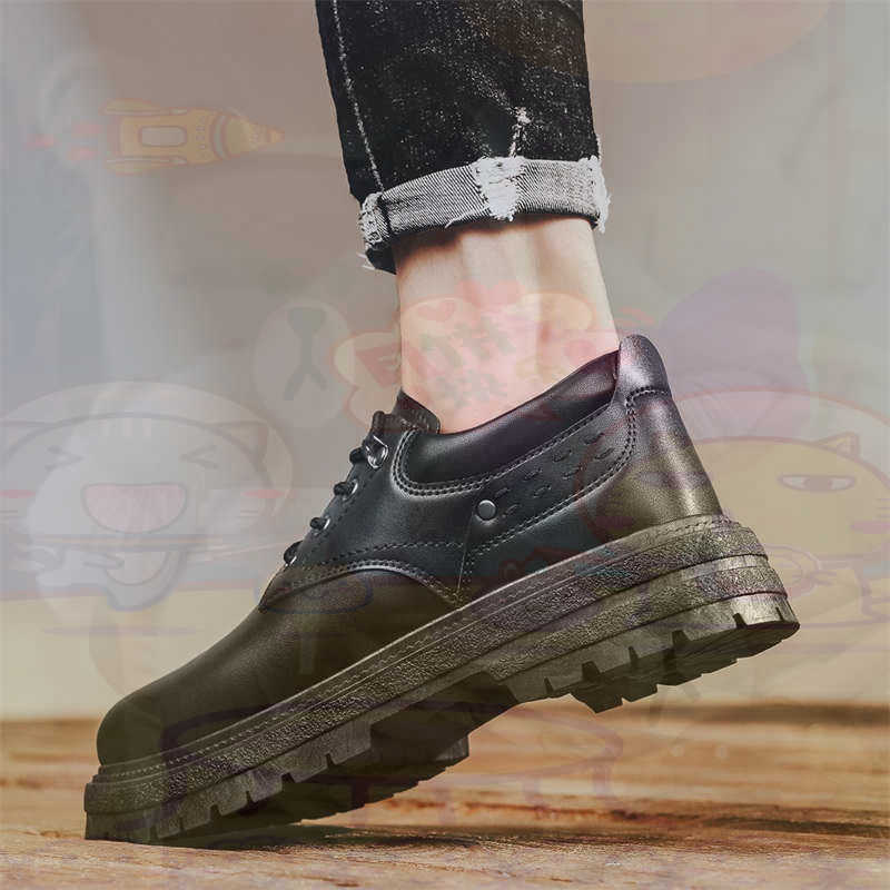 Men'S Grooming Gift Ideas - Dark Natural Leather Fashion Trainers Tennis
