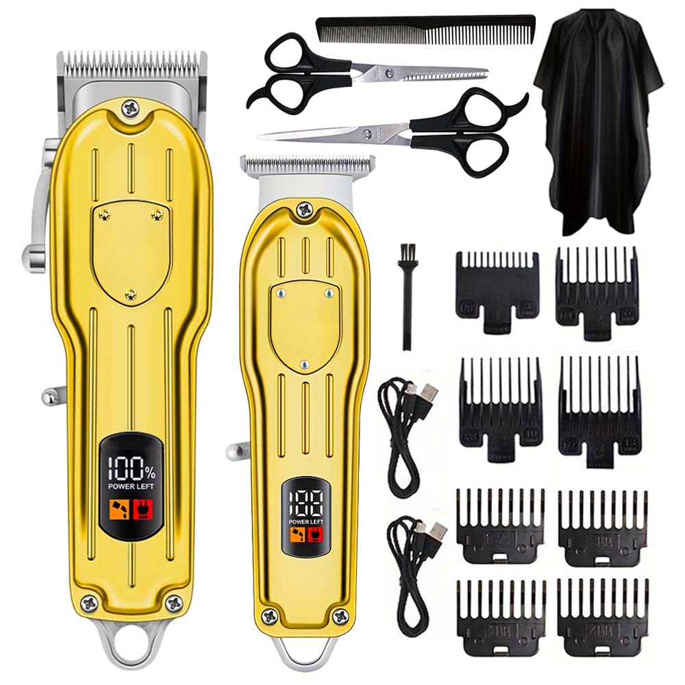 Men'S Grooming Guide - Professional Cordless Hair Clipper Set with