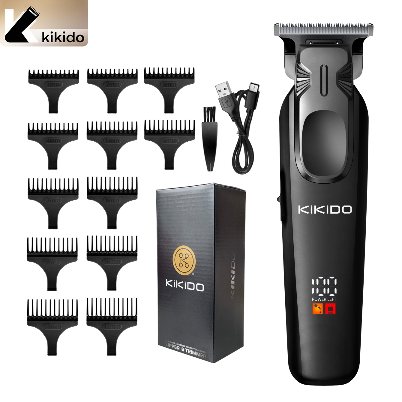 Men'S Grooming Guide - KiKiDo Electric Hair Clipper Cordless USB