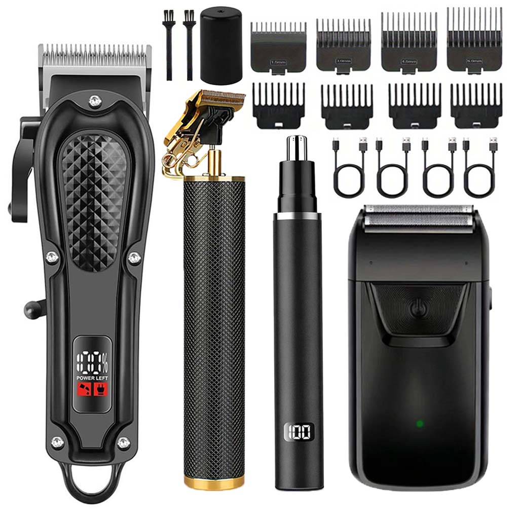 Men'S Grooming Guide - Professional 4-in-1 Hair Clipper & Trimmer