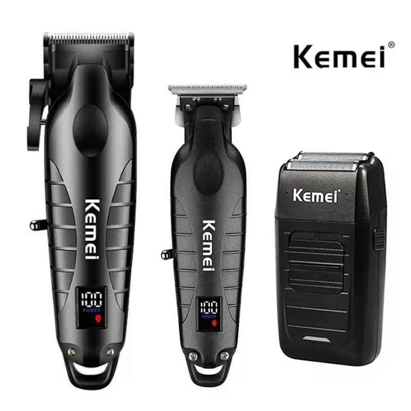 Men'S Grooming Set - Kemei Hair Clipper Kit for Men,