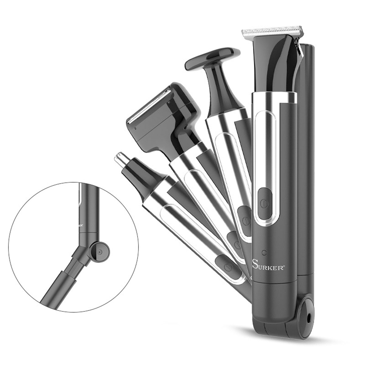 Men'S Grooming Ear Hair - Surker 4-in-1 Shaver for Men Grooming