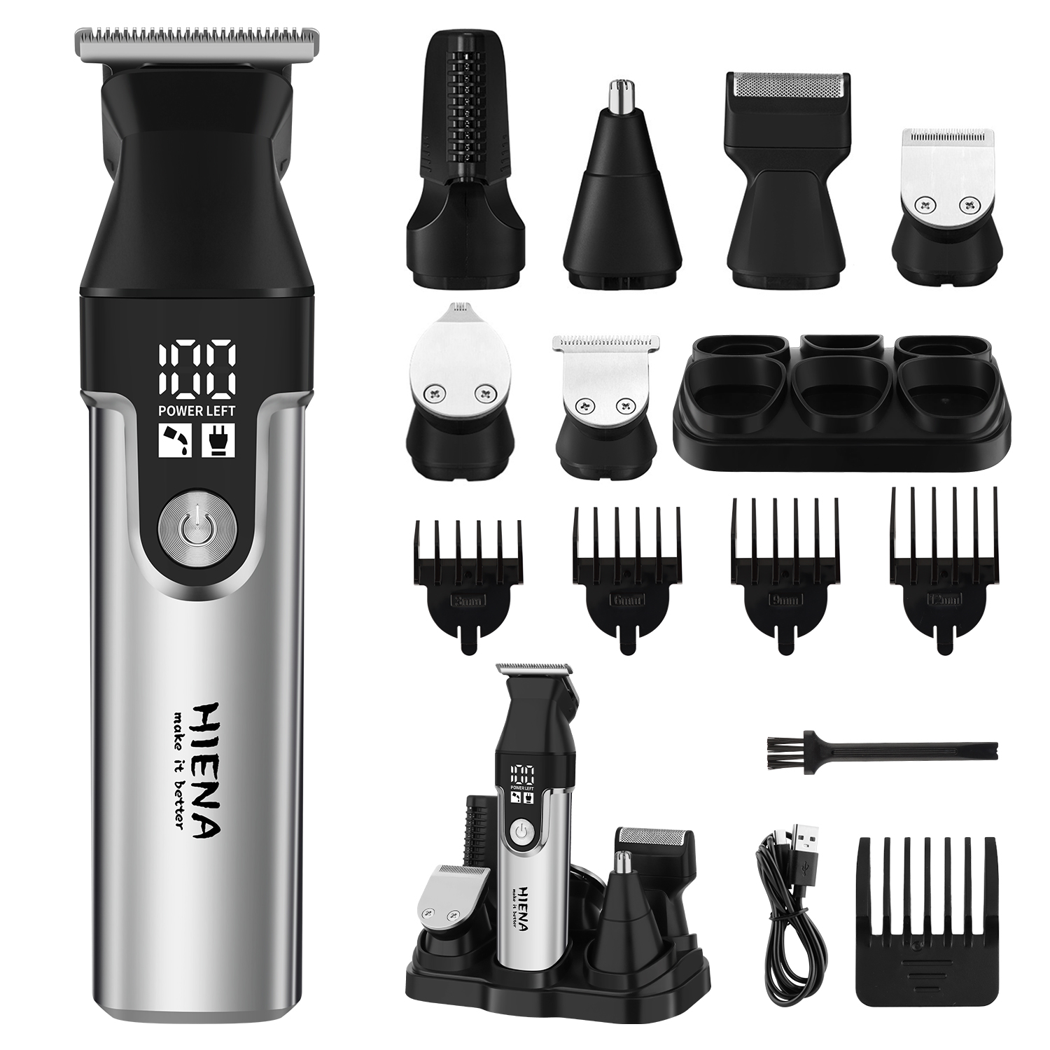 Men'S Grooming Ear Hair - HIENA Professional Multifunctional Hair Clipper Set,