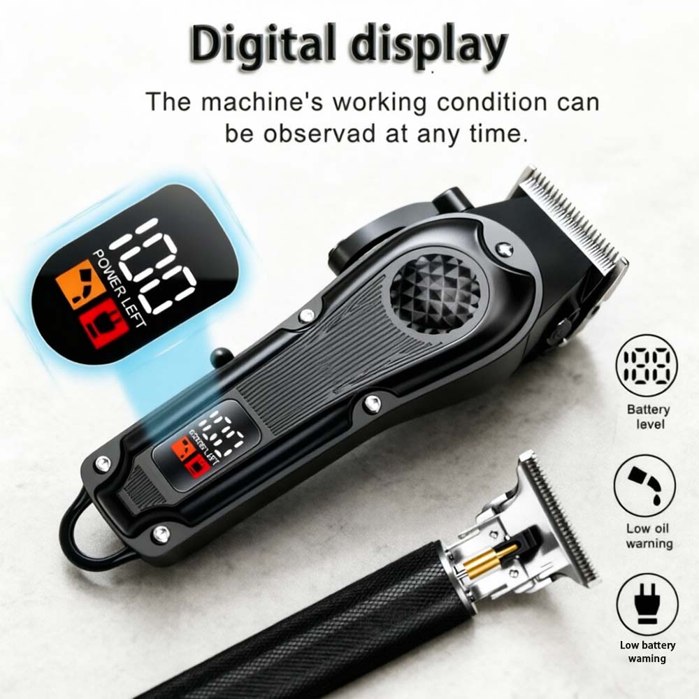 Professional Hair Clippers wit - Men'S Grooming Set ulasan dan harga