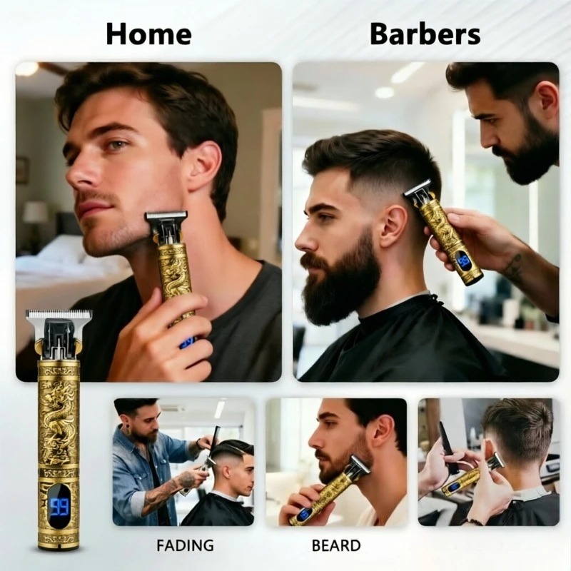 T9 Electric Beard Trimmer Cord - Men'S Grooming Set ulasan dan harga