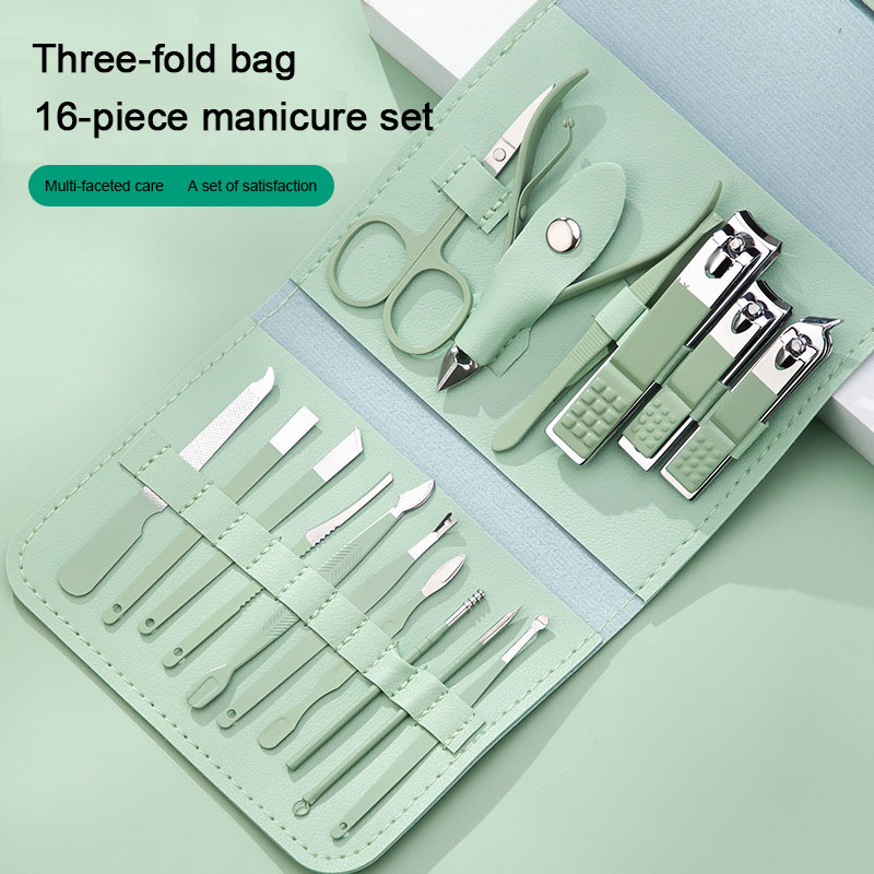 16PCS Professional Nail Clippe - Nail Care Kit Mens ulasan dan harga