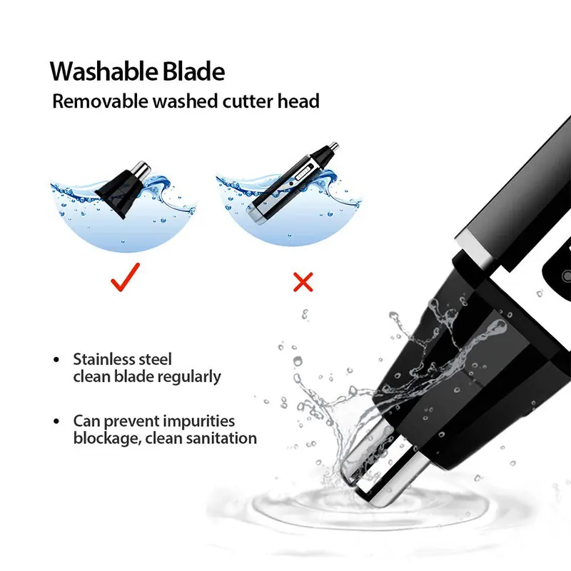 Kemei rechargeable electric al - Men'S Grooming Ear Hair ulasan dan harga