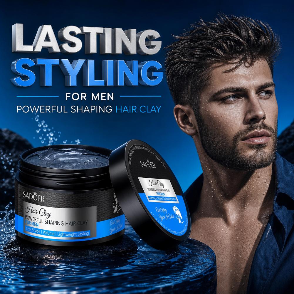 Men's Hair Styling Clay Strong - Men Grooming Usa ulasan dan harga