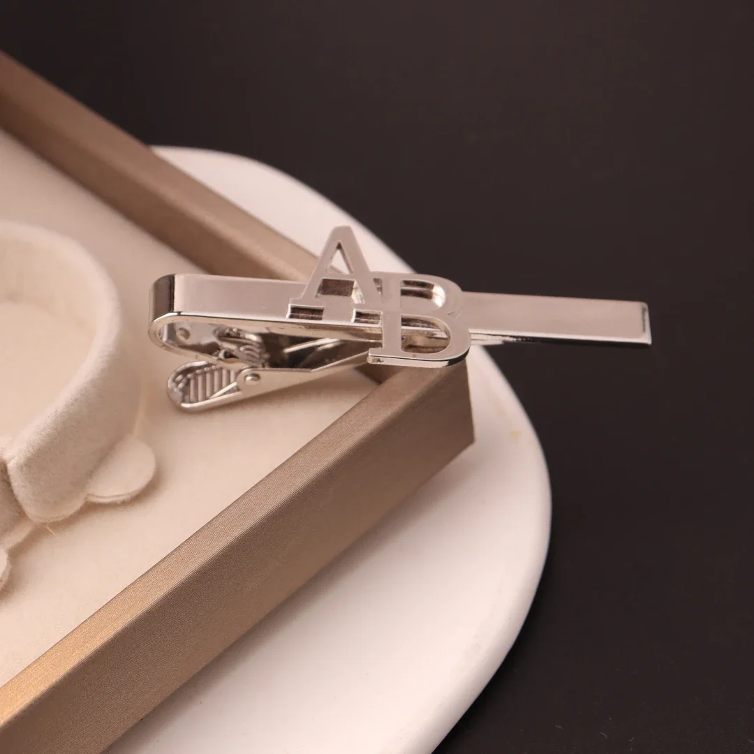 Custom Initial Tie Clip for Gr - Men Grooming Usa ulasan dan harga