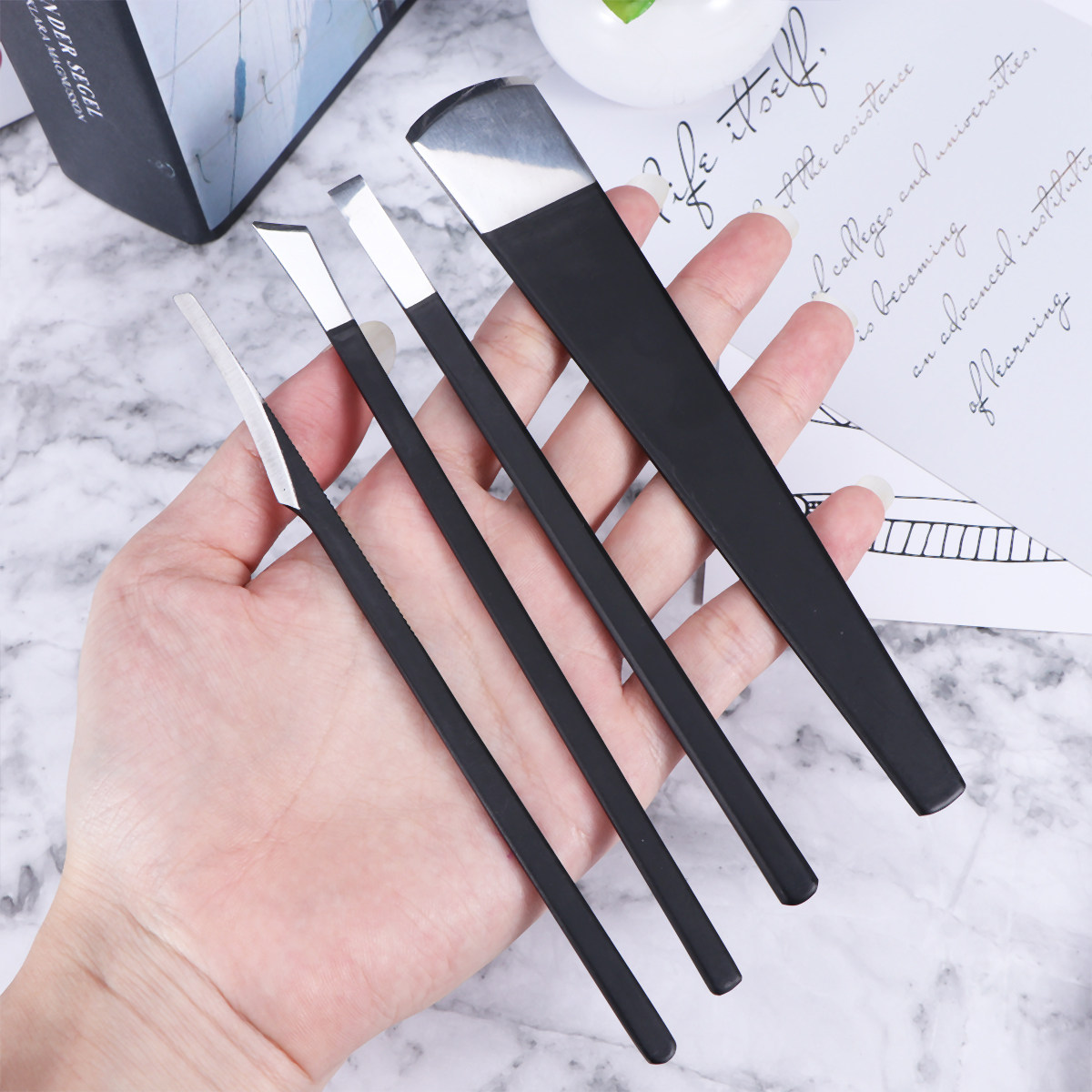 1Set Steel Pedicure Tools Prem - Nail Care Kit Mens ulasan dan harga