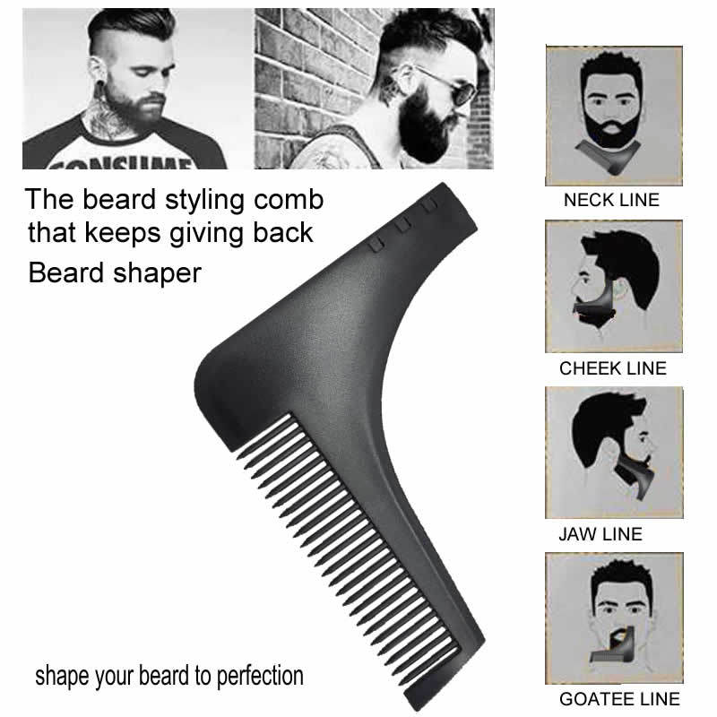 Beard Shaping Tool Non Slip Li - Men'S Grooming Guide ulasan dan harga