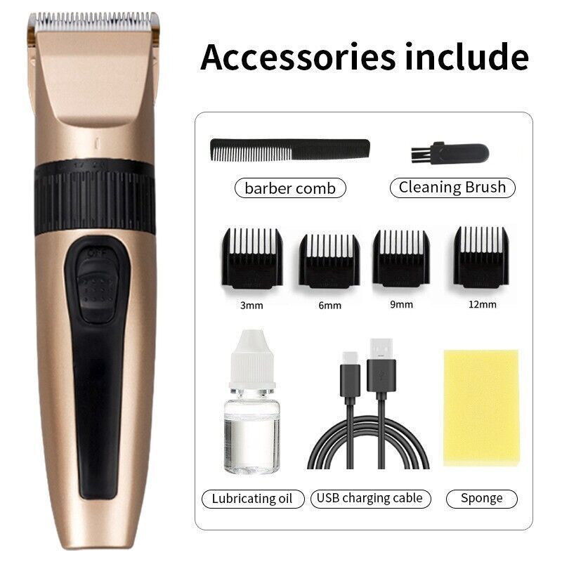 Professional Cordless Hair Cli - Men'S Grooming Set ulasan dan harga