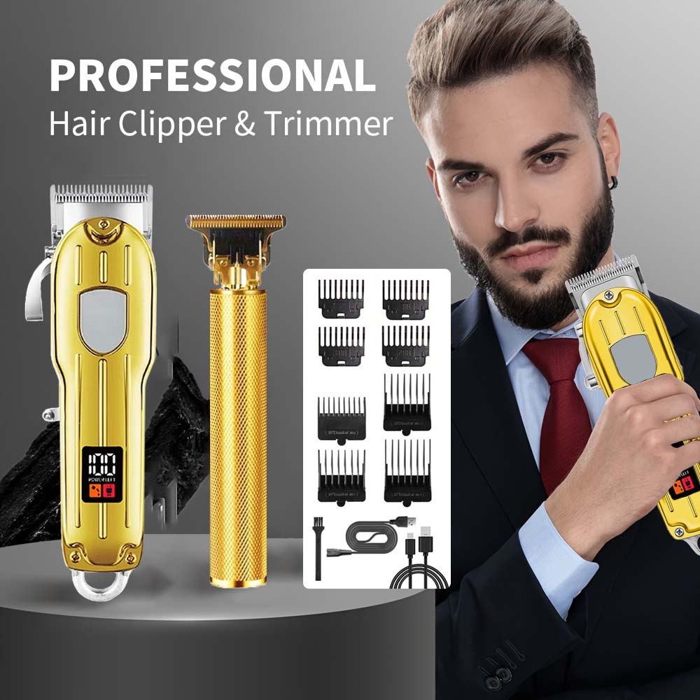 2 in 1 Electric Hair Clipper & - Men'S Grooming Set ulasan dan harga