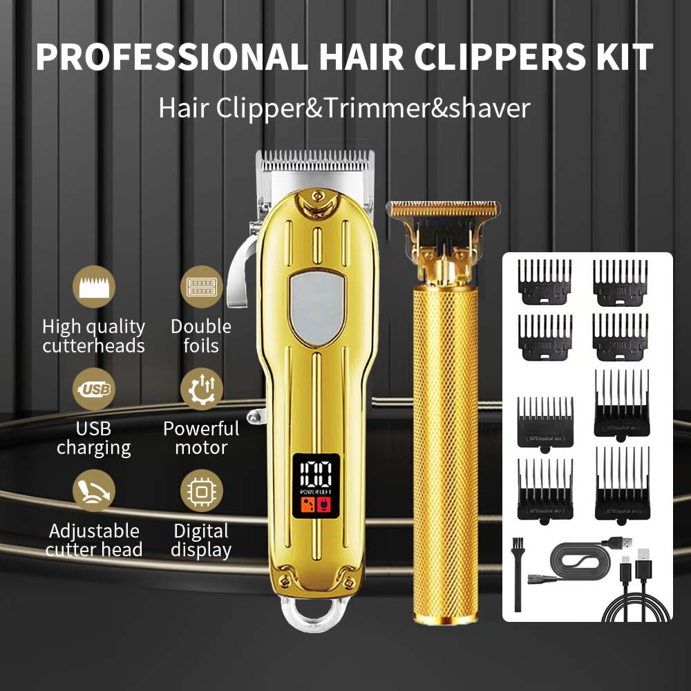 2 in 1 Electric Hair Clipper & - Men'S Grooming Set ulasan dan harga