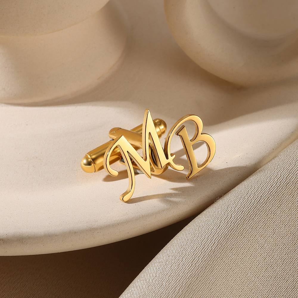 Customized Initial Letter Cuff - Men Grooming Usa ulasan dan harga