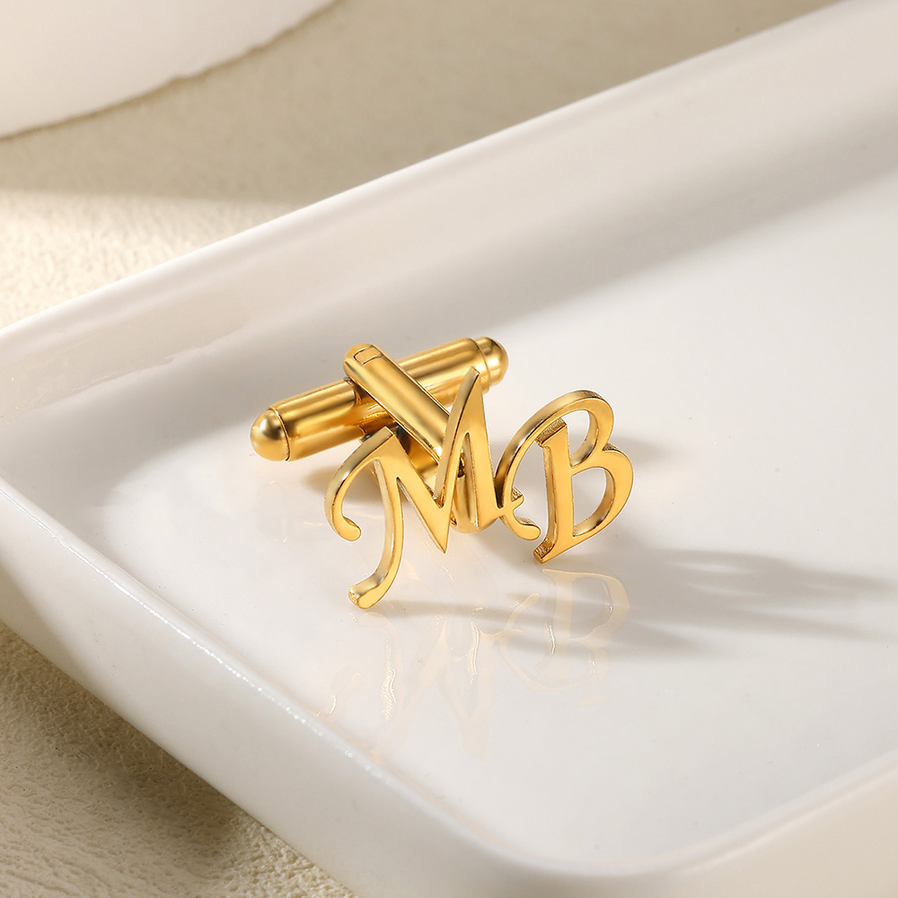 Customized Initial Letter Cuff - Men Grooming Usa ulasan dan harga
