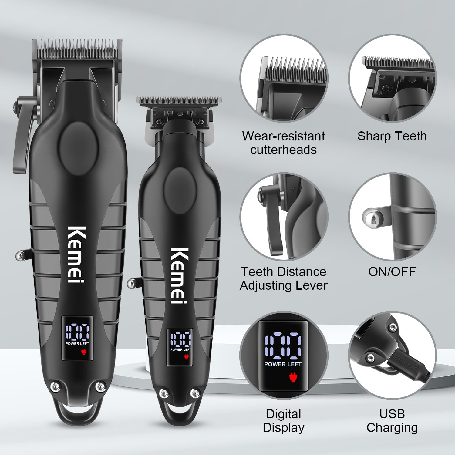 Kemei Hair Clipper Kit for Men - Men'S Grooming Set ulasan dan harga