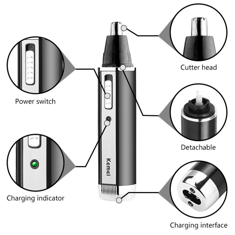 Keme 4in1 Nose Hair Trimmer Fo - Men'S Grooming Ear Hair ulasan dan harga