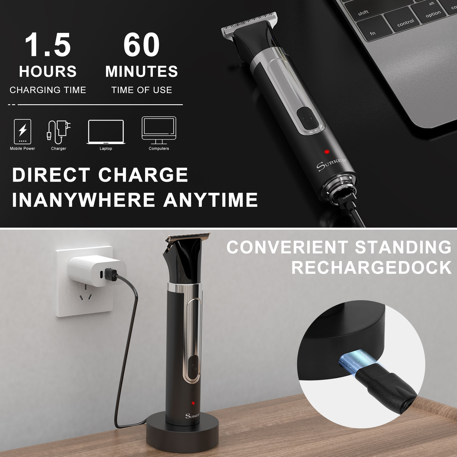 Surker 4-in-1 Shaver for Men G - Men'S Grooming Ear Hair ulasan dan harga