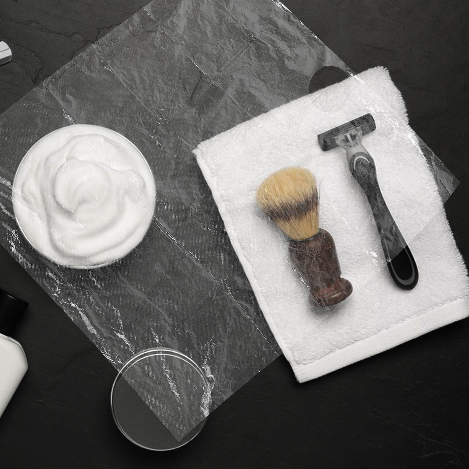 Disposable Shaving Bib for Men - Men Grooming Usa ulasan dan harga