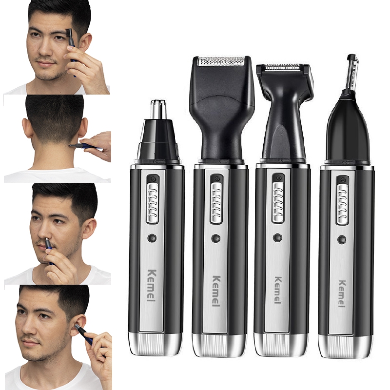 Kemei Rechargeable Electric Al - Men'S Grooming Ear Hair ulasan dan harga