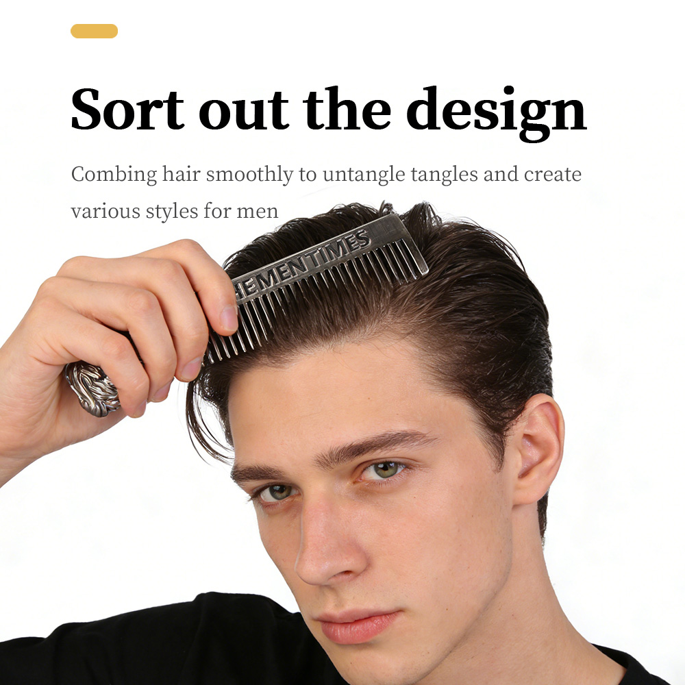 Men Vintage Beard & Hair Comb  - Men'S Grooming Hairstyles ulasan dan harga